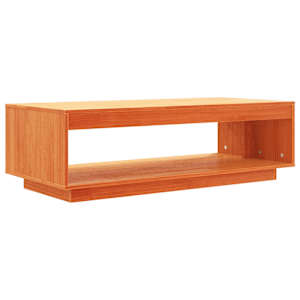 Konferenční stolek voskově hnědý 110x50x33,5 cm masiv borovice - obrázek 7