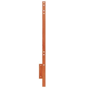Čelo postele voskově hnědé 135 cm masivní borové dřevo - obrázek 5
