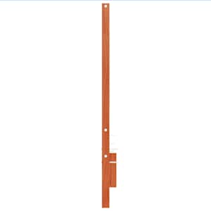 Čelo postele voskově hnědé 135 cm masivní borové dřevo - obrázek 5
