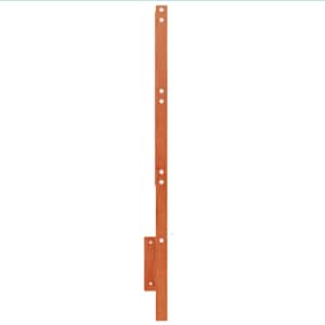 Čelo postele voskově hnědé 135 cm masivní borové dřevo - obrázek 5