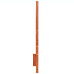 Čelo postele voskově hnědé 150 cm masivní borové dřevo - obrázek 5