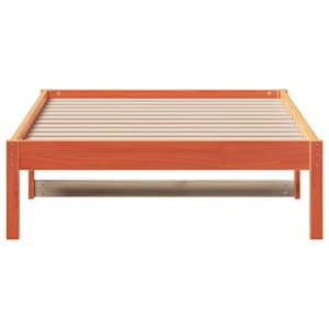 Válenda bez matrace voskově hnědá 80 x 200 cm masivní borovice - obrázek 4
