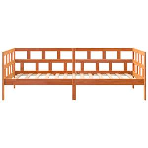 Válenda bez matrace voskově hnědá 90 x 200 cm masivní borovice - obrázek 5