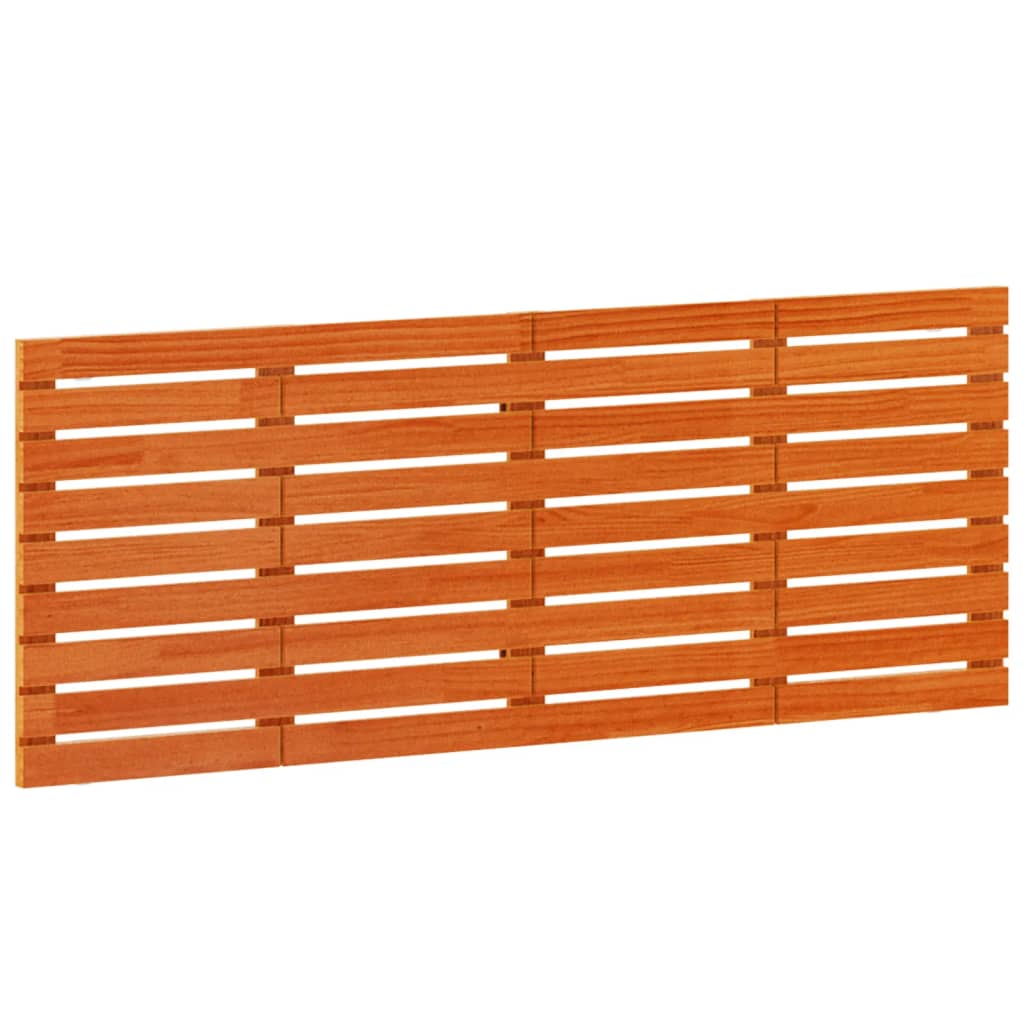 vidaXL Hoofdbord wandmontage 166x3x63 cm massief grenenhout bruin, foto 3