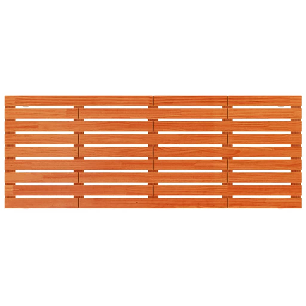 vidaXL Hoofdbord wandmontage 166x3x63 cm massief grenenhout bruin, foto 4