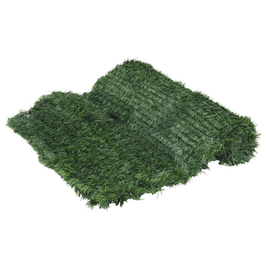 Image of vidaXL Artificial Grass Fence Green 1x10 m