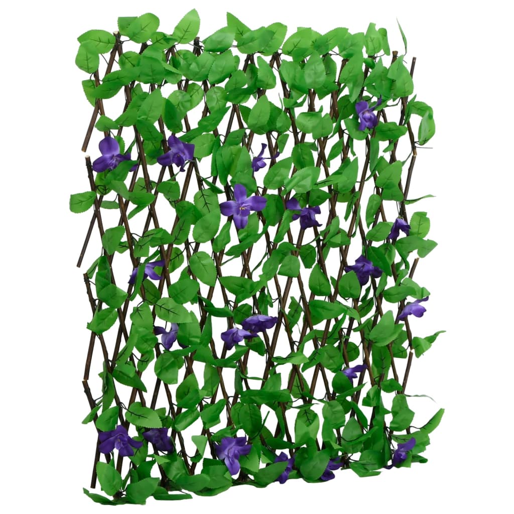 vidaXL Spalier iederă artificială extensibil, 5 buc., verde, 180x70 cm