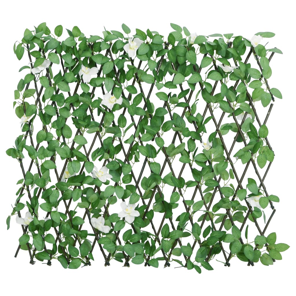 vidaXL Artificial Ivy Trellis Expandable Green 186x30 cm