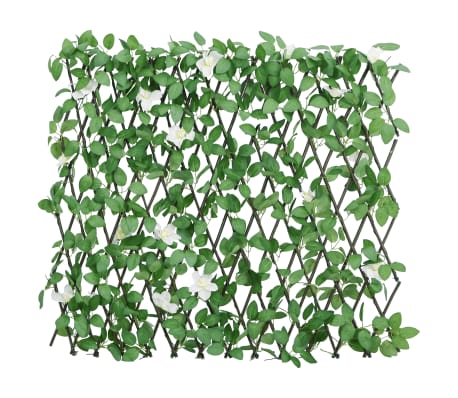 vidaXL Artificial Ivy Trellis Expandable Green 186x30 cm