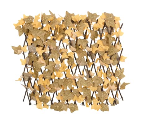 vidaXL&nbsp;Treillis de feuille d'&eacute;rable artificiel extensible 180x60 cm