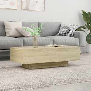 Klubska mizica sonoma hrast 100x49,5x31 cm inženirski les