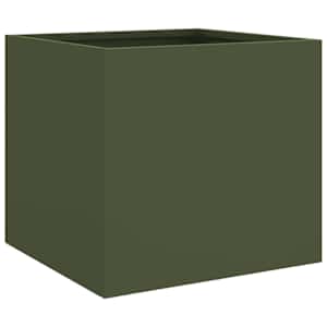 vidaXL aia taimekast, oliiviroheline, 32x30x29 cm, teras