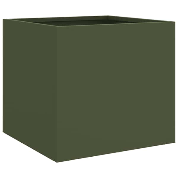 vidaXL aia taimekast, oliiviroheline, 32x30x29 cm, teras