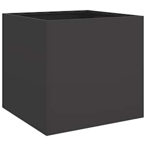 Truhlík černý 49 x 47 x 46 cm ocel - obrázek 2