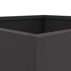 Truhlík černý 32 x 29 x 75 cm ocel - obrázek 9