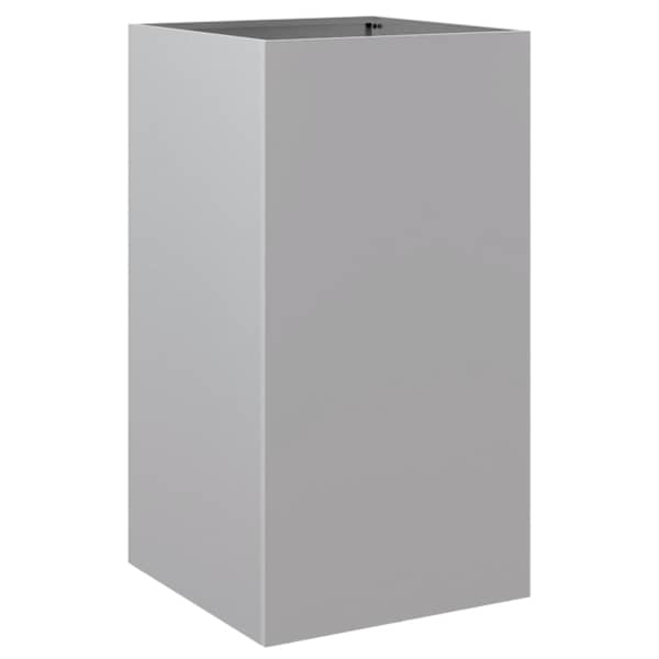 vidaXL taimekastid h&otilde;bedane 42x38x75 cm tsingitud teras