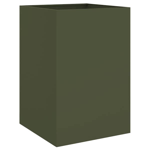vidaXL aia taimekast, oliiviroheline, 52x48x75 cm, teras
