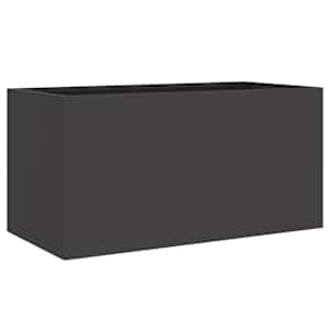 Truhlík černý 62 x 30 x 29 cm ocel - obrázek 2
