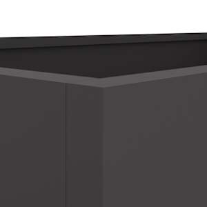 Truhlík černý 62 x 30 x 29 cm ocel - obrázek 8