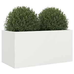 Truhlík bílý 62 x 30 x 29 cm ocel - obrázek 4