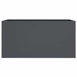 Truhlík antracitový 62 x 30 x 29 cm ocel - obrázek 5