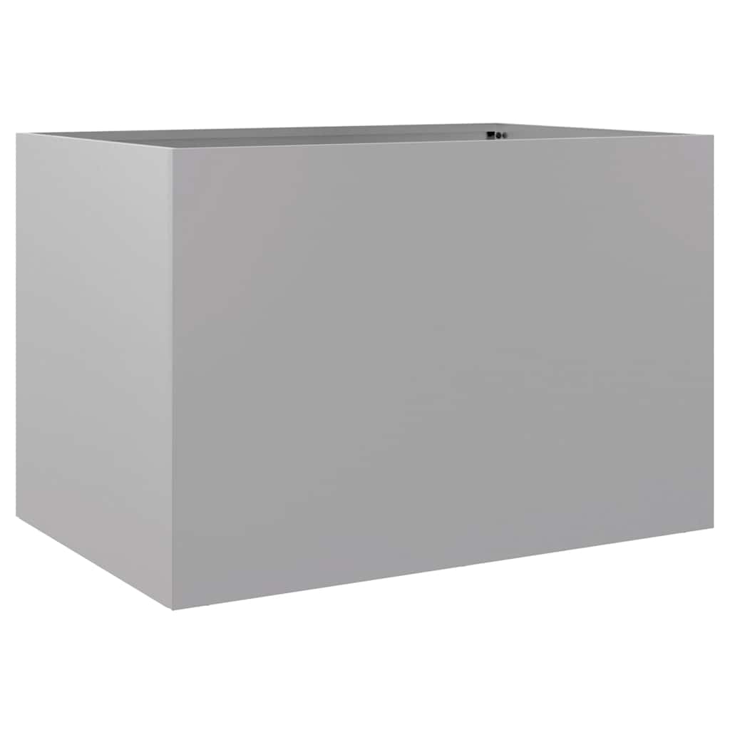 vidaXL Truhlík stříbrný 62 x 47 x 46 cm pozinkovaná ocel