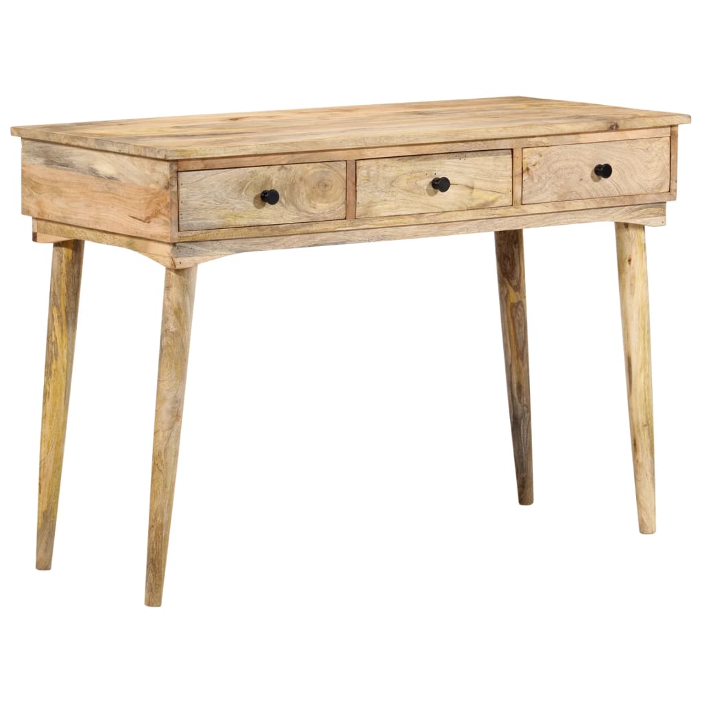 Console Table Natural Mango Wood Solid Mango Wood Mediu...