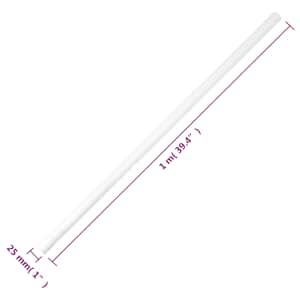 Kabelové lišty s klipy Ø 25 mm 10 m PVC - obrázek 8