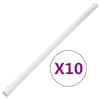 vidaXL klambritega kaablikanalid, &Oslash;30 mm, 10 m, PVC