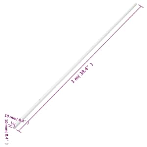 Kabelová lišta 10 x 10 mm 10 m PVC - obrázek 9