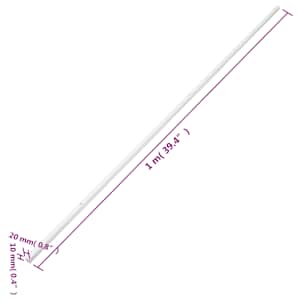 Kabelová lišta 20 x 10 mm 10 m PVC - obrázek 9