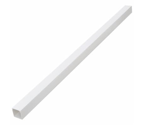 vidaXL Cable Trunking 40x40 mm 10 m PVC