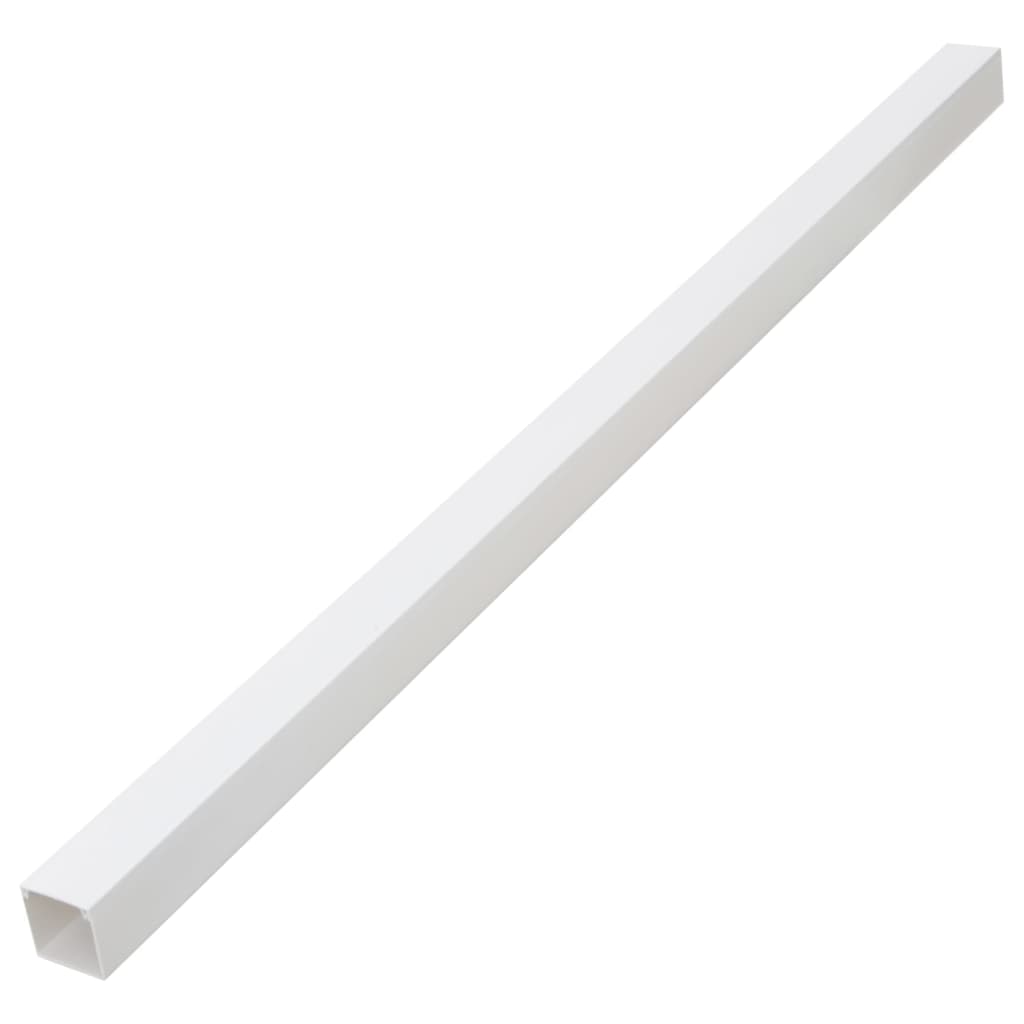 vidaXL PVC kábelcsatornák 60 x 60 mm 10 m