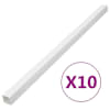 vidaXL kaablikanal, 100 x 60 mm, 30 m, PVC