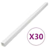 vidaXL kaablikanal 50x25 mm 30 m PVC