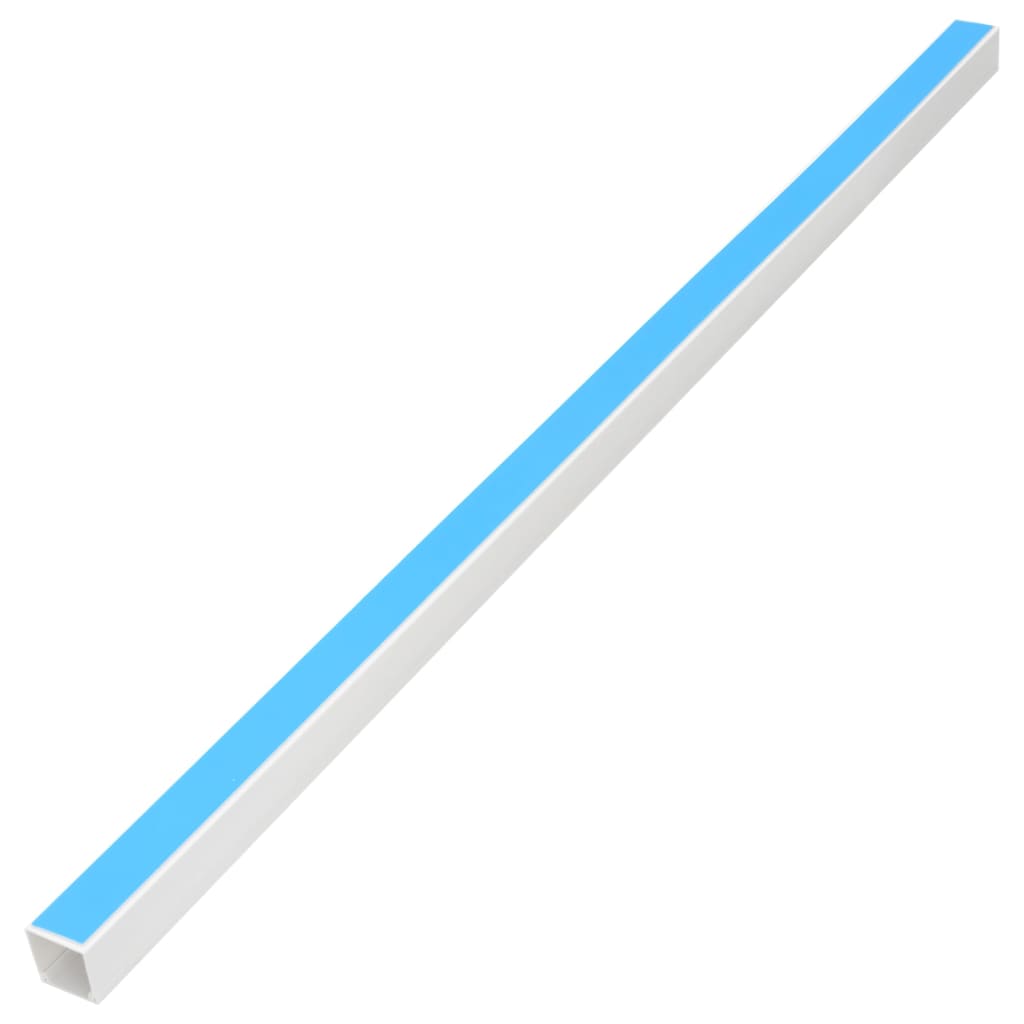 vidaXL Káblový rozvod samolepiaci 30x15 mm 30 m PVC