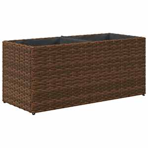 Zahradní truhlíky se 2 květináči 2 ks hnědé 72 x 30 x 32 cm - obrázek 8