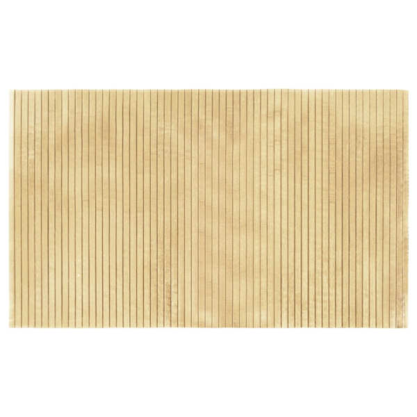 vidaXL vaip, ristk&uuml;likukujuline, naturaalne hele, 60 x 100 cm, bambus