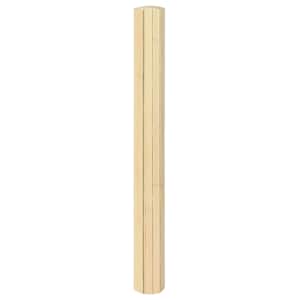 Koberec obdélníkový světle přírodní 60 x 100 cm bambus - obrázek 3