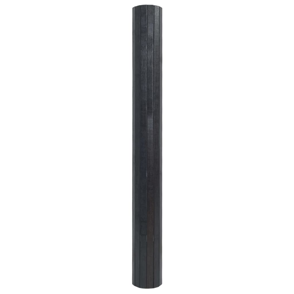 vidaXL Vloerkleed rechthoekig 60x100 cm bamboe grijs
