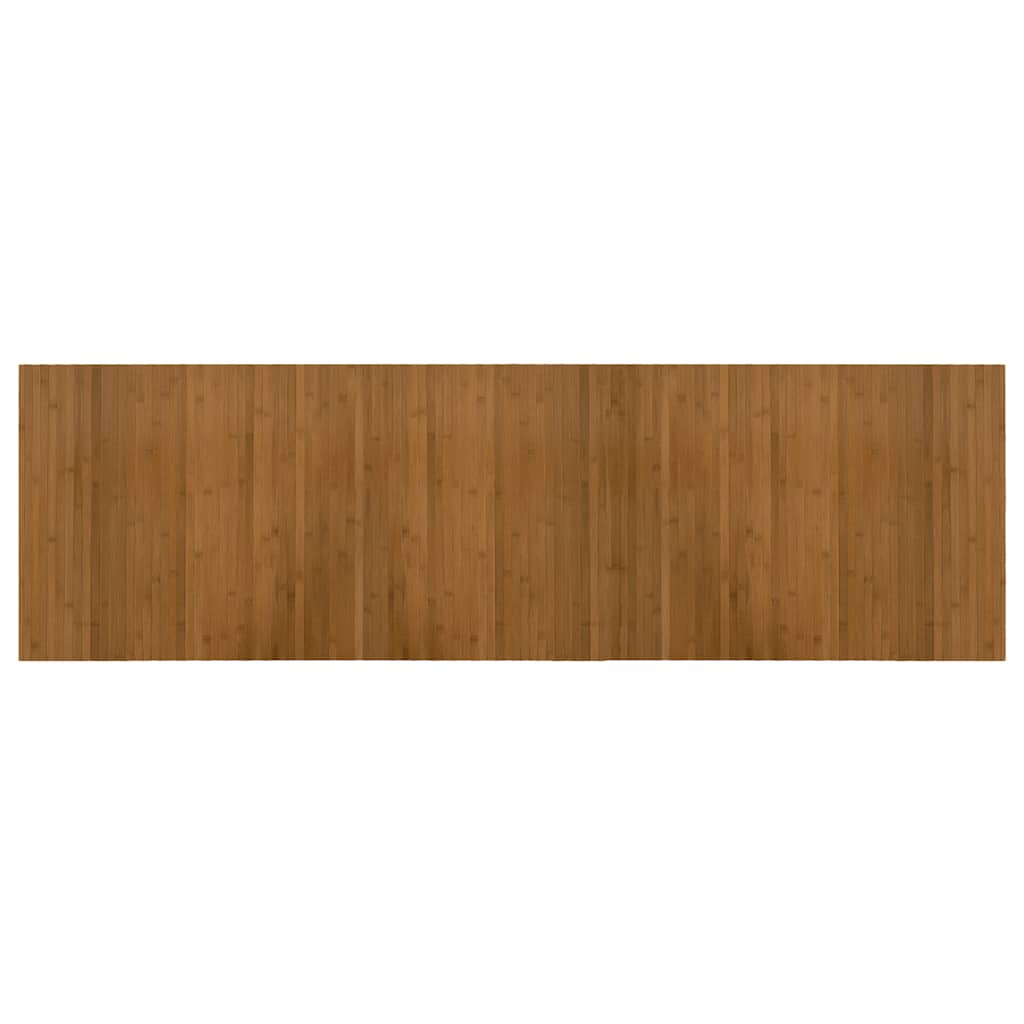 vidaXL Koberec obdĺžnikový hnedý 60x200 cm bambus