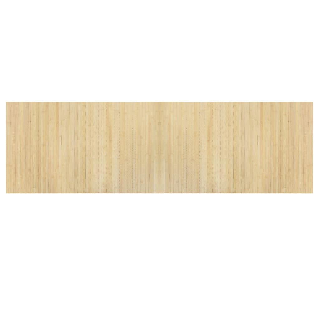 vidaXL Koberec obdĺžnikový bledý prírodný 60x200 cm bambus