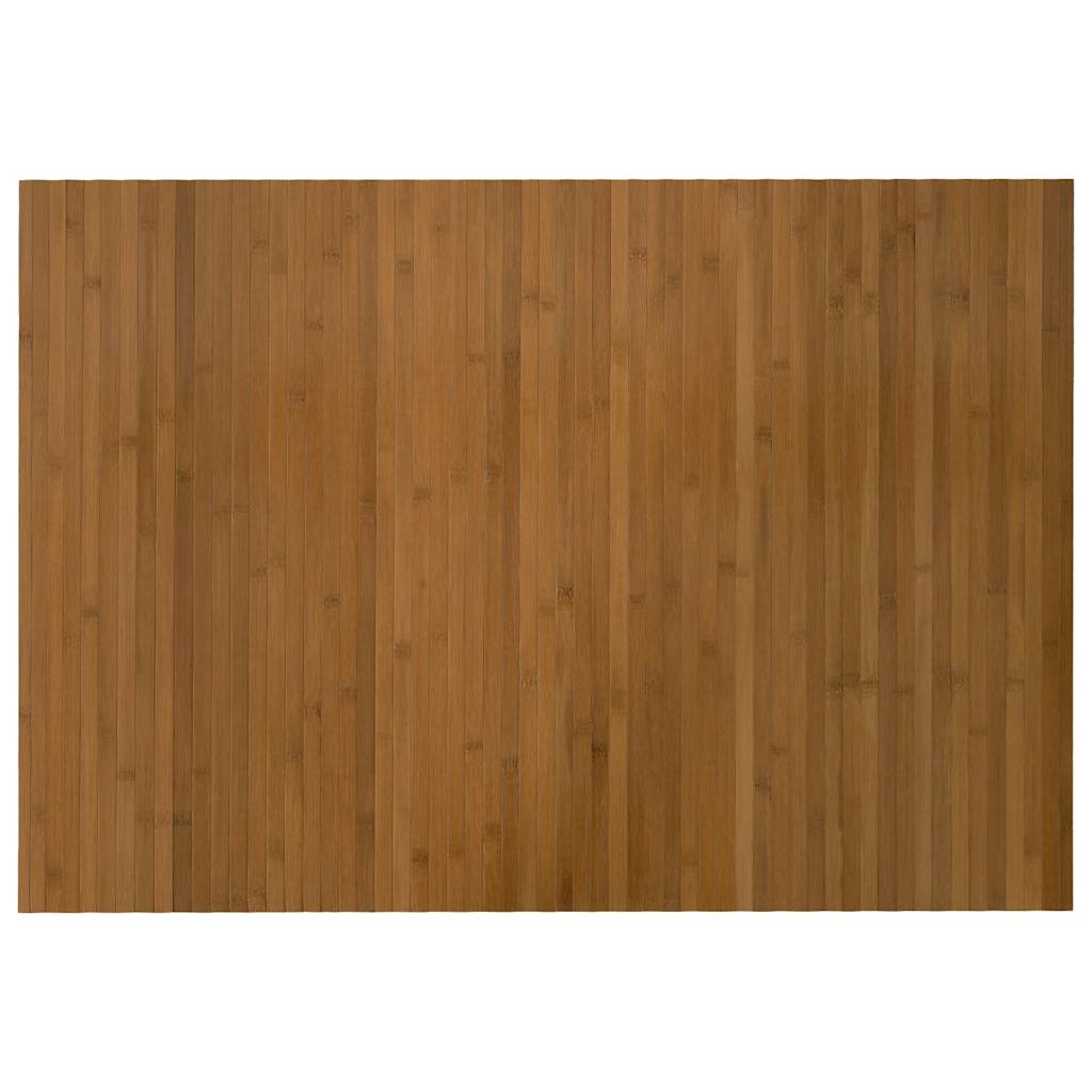 vidaXL Koberec obdĺžnikový hnedý 70x100 cm bambus