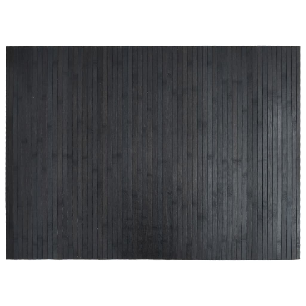 vidaXL Koberec obdĺžnikový sivý 70x100 cm bambusový