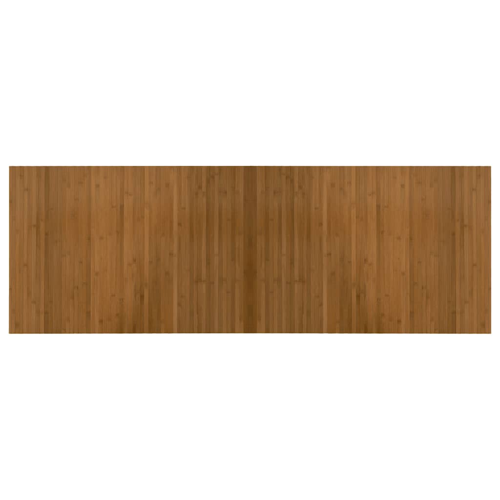 vidaXL Koberec obdĺžnikový hnedý 70x200 cm bambus