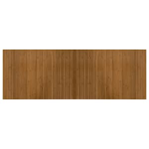 Koberec obdélníkový hnědý 70 x 200 cm bambus - obrázek 2
