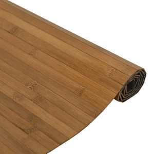 Koberec obdélníkový hnědý 70 x 200 cm bambus - obrázek 4