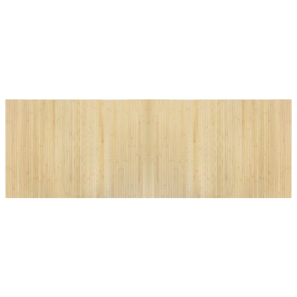 vidaXL Koberec obdélníkový světle přírodní 70 x 200 cm bambus