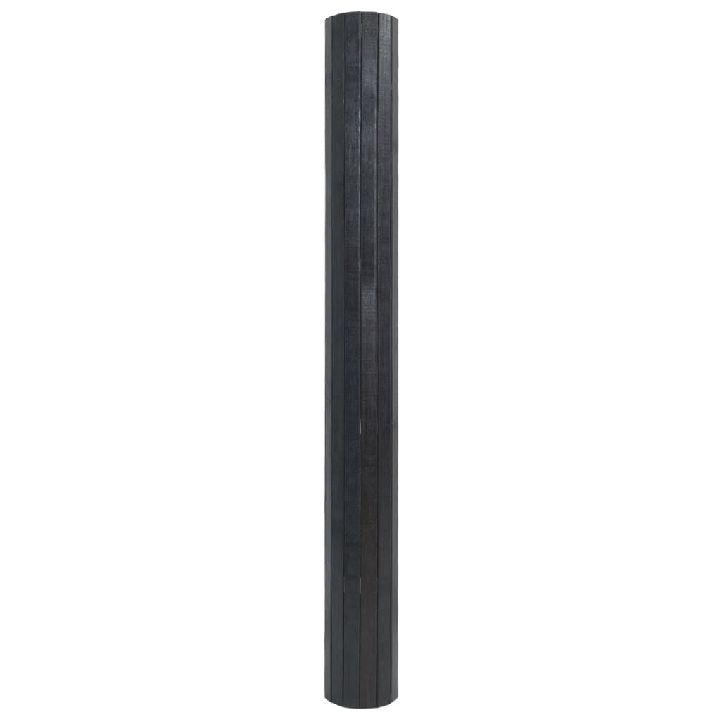 vidaXL négyszögletű szürke bambusz szőnyeg 70 x 200 cm