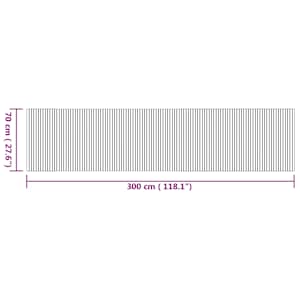 Koberec obdélníkový přírodní 70 x 300 cm bambus - obrázek 8
